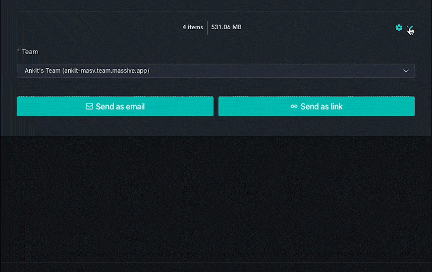 Transfer Priority_hi-res transfer priority dropdown in the masv desktop app