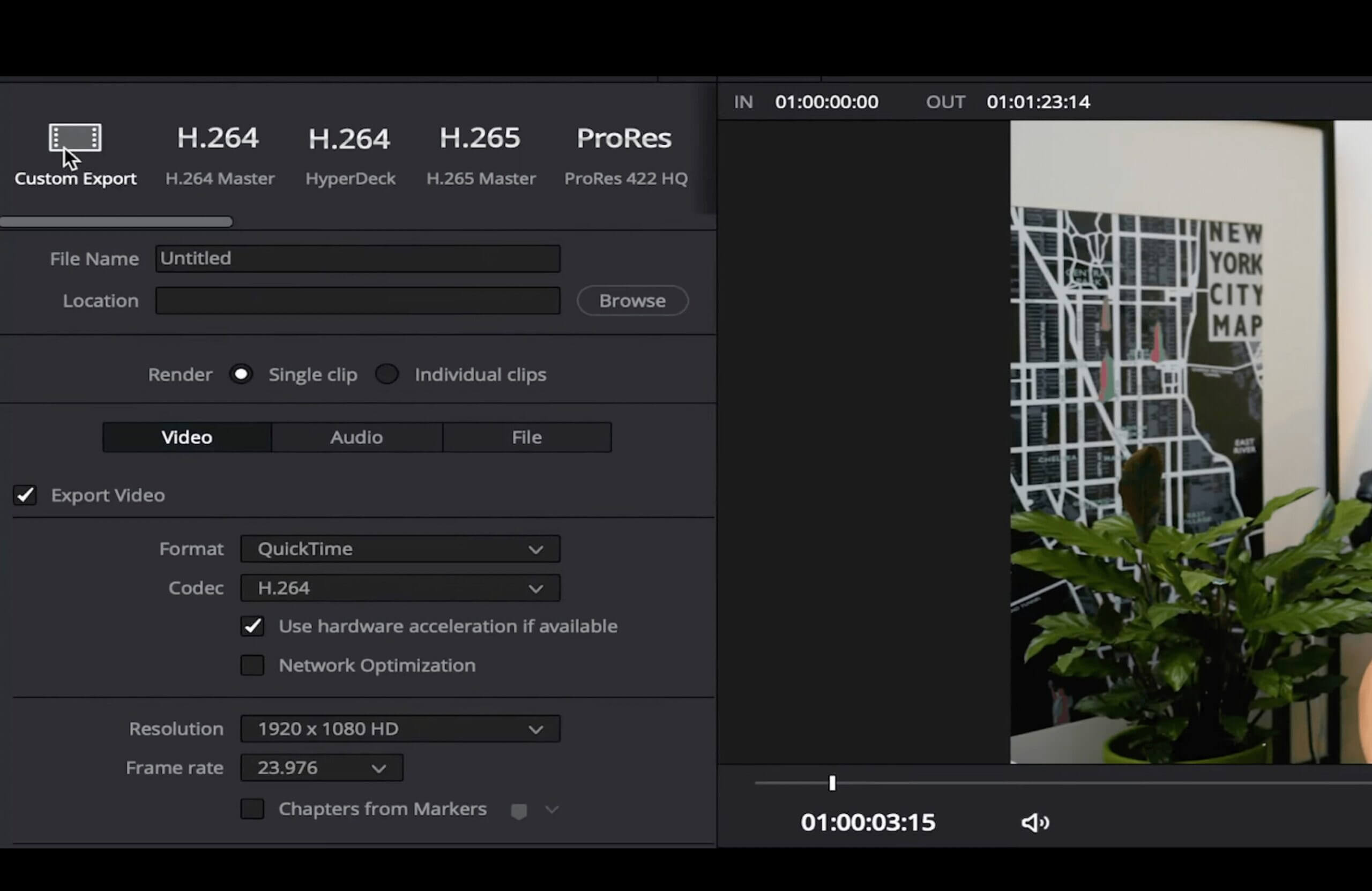 create-DCP-davinci-resolve davinci resolve custom export