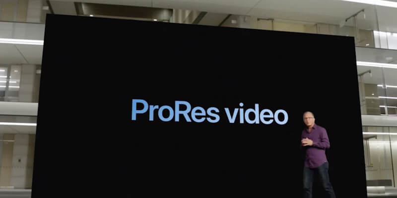 iPhone 13 ProRes Files_announcement_still Apple's senior vice president of worldwide marketing, Greg Joswiak announces iPhone 13 ProRes Files