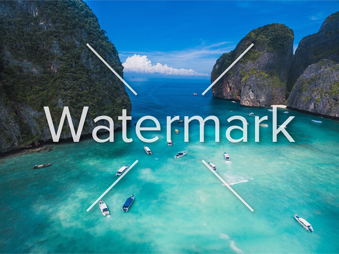 Island-Photo_Watermark a watermark on top of a photo of an island