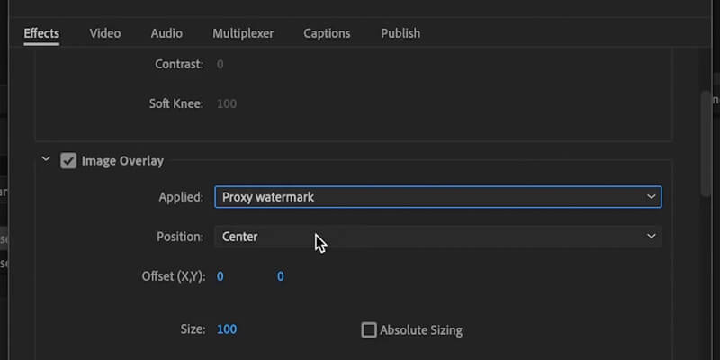 Proxy-editing-watermark creating a watermark for video proxies