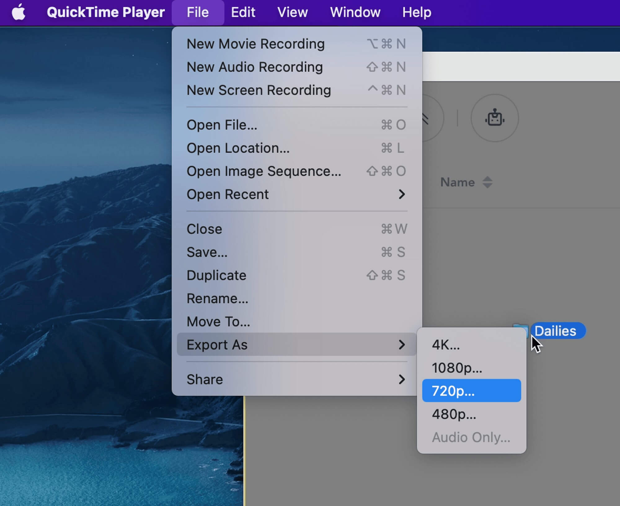 QuickTime Player 2 QuickTime Player 2