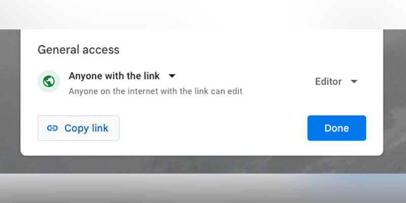 send-large-files-email-copy-link Copy link of a file in Google Drive