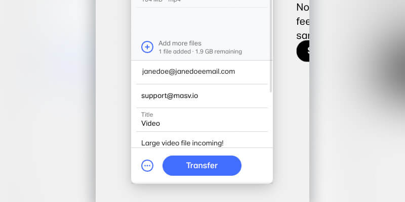 send-large-files-email-wetransfer-upload Sending large video file with WeTransfer