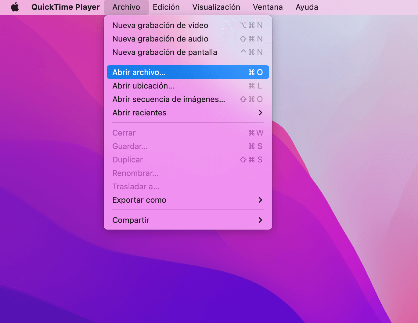 Reproductor QuickTime Reproductor QuickTime