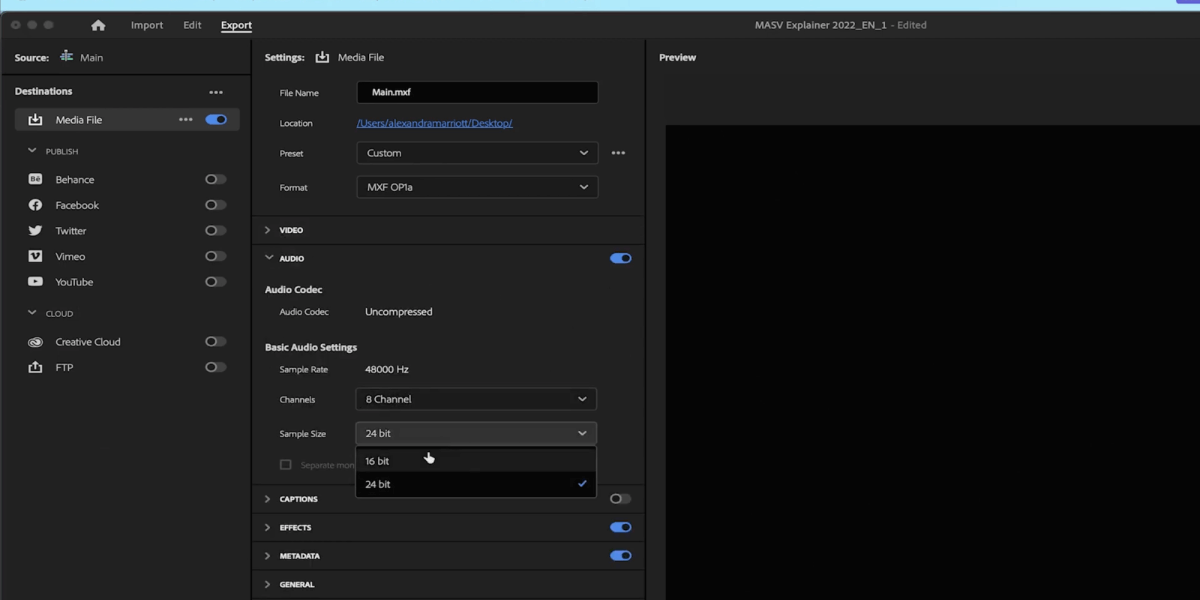 Export_ Formats and Codecs 4 Placeholder image