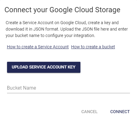 Upload to Google Cloud with MASV 9 GCS+Connect+card