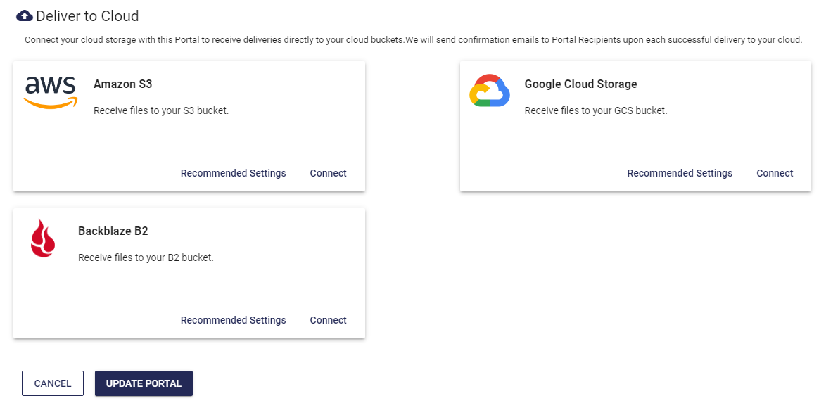 Upload to Google Cloud with MASV 8 GCS+Portal