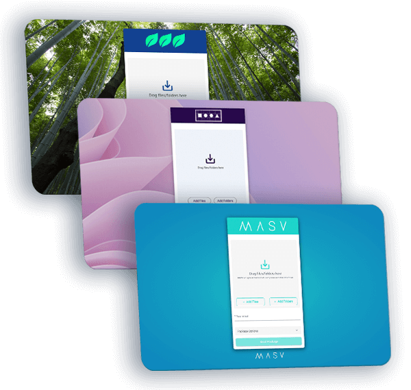 MASV portal Examples Vertical Image MASV portal Examples Vertical Image