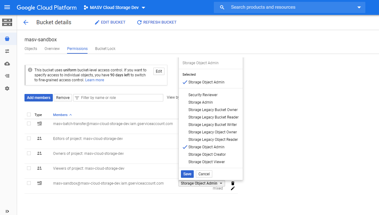 Upload to Google Cloud with MASV 7 image6