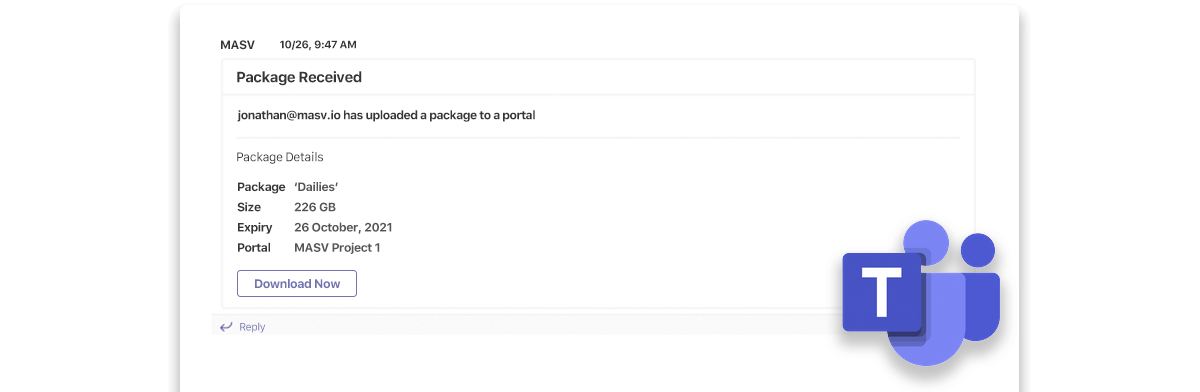 MASV for Microsoft screenshot MASV large file t